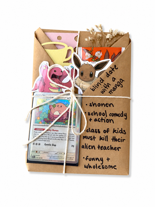 SHONEN manga & Pokemon gift bundle ⋆˚꩜｡