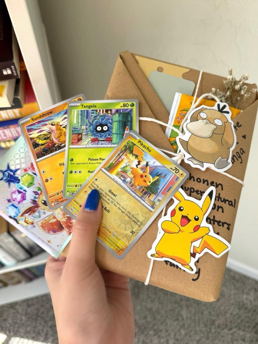 blind date with a SUPERNATURAL manga & Pokemon gift bundle ⋆˚꩜｡