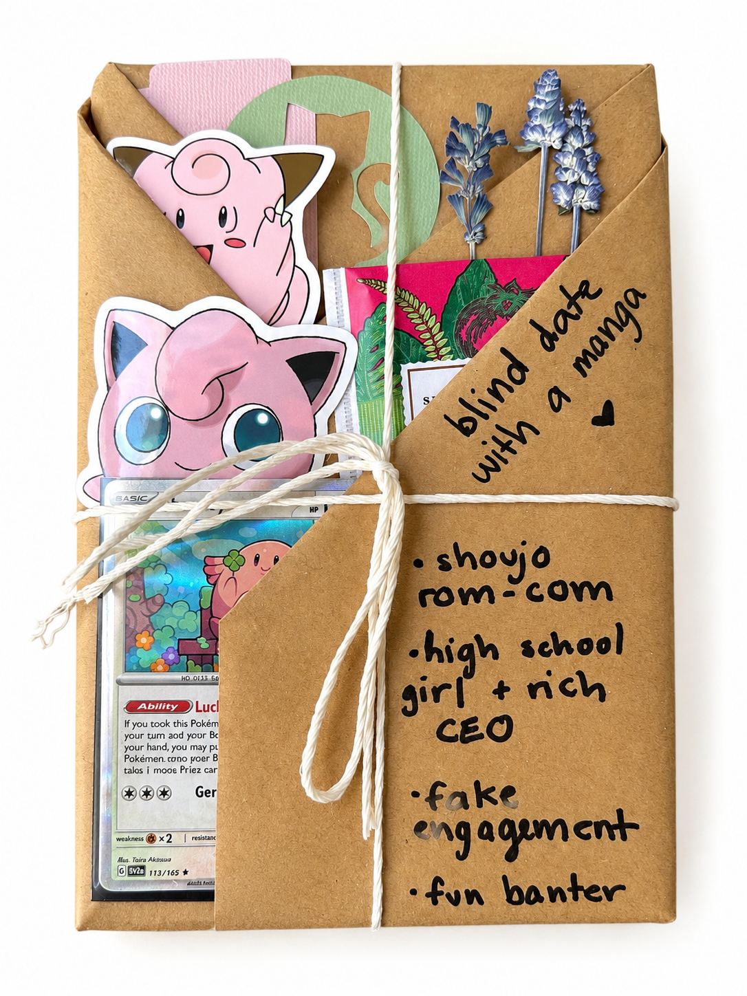 blind date with a SHOUJO ROMANCE manga & Pokemon gift bundle ⋆˚꩜｡